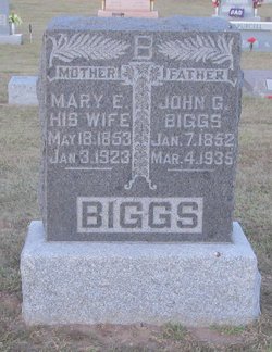 Mary Elizabeth “Lib” <I>Dispennett</I> Biggs 