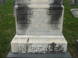 Catherine A. “Kate” <I>Berky</I> Bittenbender 