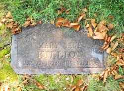 Mary Jane <I>Laffey</I> Killion 