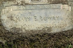 Mary E. <I>Myers</I> Lowry 