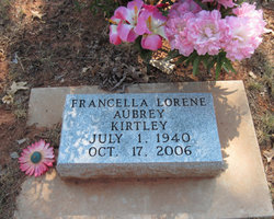 Francella Lorene <I>Buckmaster</I> Aubrey  Kirtley 