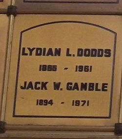 Lydian L. “Lida” Dodds 