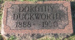 Dorothy Helen <I>White</I> Duckworth 