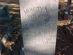 Martha Minerva Caroline Ann Estelle <I>Wilkins</I> Bailey 