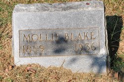 Mollie D <I>Crawford</I> Blake 