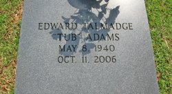 Edward Talmadge “Tub” Adams 