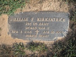 PFC William Francis Kirkpatrick 