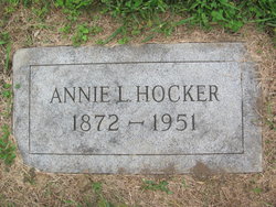 Annie Lydia <I>Strock</I> Hocker 