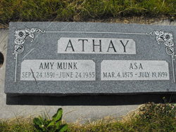 Amy Arvilla <I>Munk</I> Athay 