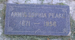 Annie Sophia <I>Christensen</I> Peake 