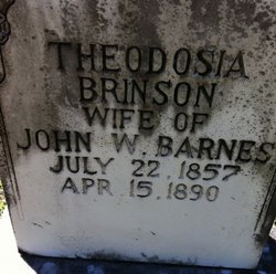 Theodosia <I>Brinson</I> Barnes 