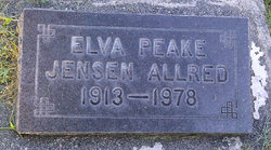 Elva Nora <I>Peake</I> Allred 