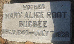 Mary Alice <I>Root</I> Bugbee 