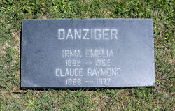 Irma Emelia <I>Dierks</I> Danziger 
