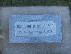 Johanna <I>Rasmussen</I> Anderson 