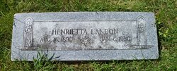 Henrietta “Nettie” Landon 