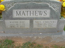 Wayne Lee Mathews 