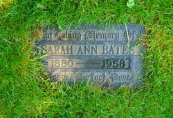 Sarah Ann “Annie” Bates 