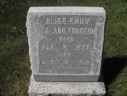 Alice Emily <I>Aland</I> Forgeon 