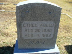 Ethel <I>Mitchell</I> Ables 
