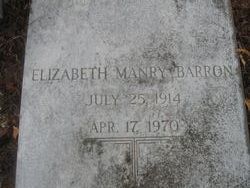 Elizabeth <I>Manry</I> Barron 