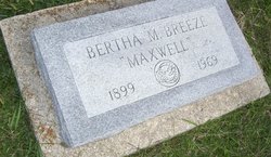 Bertha May <I>Maxwell</I> Breeze 