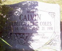 Rebecca Fern <I>Coles</I> Calvin 