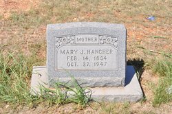 Mary Jane <I>Mabe</I> Hancher 