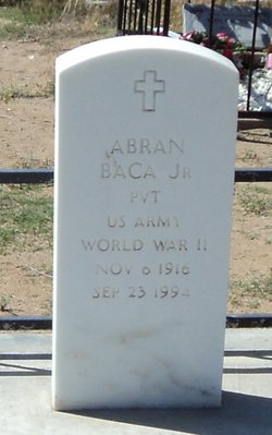 Pvt Abran Baca Jr.