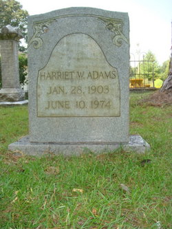 Harriet W Adams 