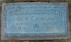 Ida A <I>Coffman</I> Churchill 