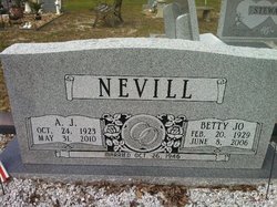 A. J. Nevill 