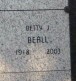 Betty J Beall 