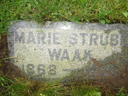 Marie (Mary) Alma Bertha <I>Bartz</I> Waak 