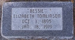 Elizabeth “Bessie” Tomlinson 