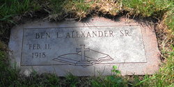 Benjamin Louis Alexander Sr.