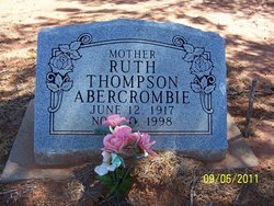 Ruth <I>Thompson</I> Abercrombie 