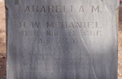 Arabella M. “Bell” <I>Hill</I> McDaniel 