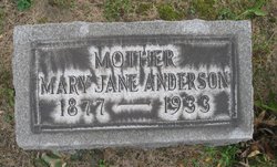 Mary Jane <I>Ford</I> Anderson 