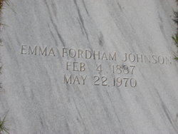 Emma Lou <I>Fordham</I> Johnson 