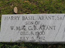 Harry Basil Arant Sr.