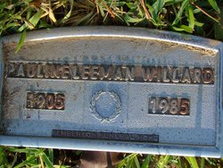 Pauline Wynn <I>Leeman</I> Willard 