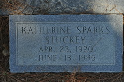 Katherine “Kitty” <I>Sparks</I> Stuckey 