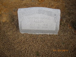 Mattie Lucille Allen 