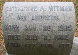Catharine A. <I>Andrews</I> Witman 