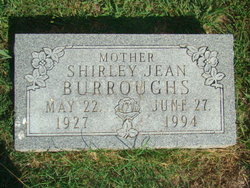 Shirley Jean <I>Wood</I> Burroughs 