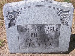 Gertrude V. <I>Elliott</I> Boone 