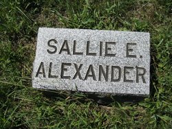 Sallie E <I>Bennett</I> Alexander 