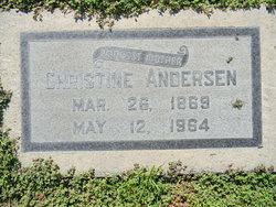 Christine <I>Larsen</I> Andersen 