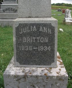 Julia Ann <I>Crooks</I> Britton 